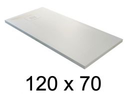 guilty shower tray, 120x70 cm, lightweight mineral resin - BLAY 70x120