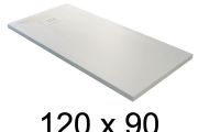 guilty shower tray, 120x90 cm, lightweight mineral resin - BLAY 90x120