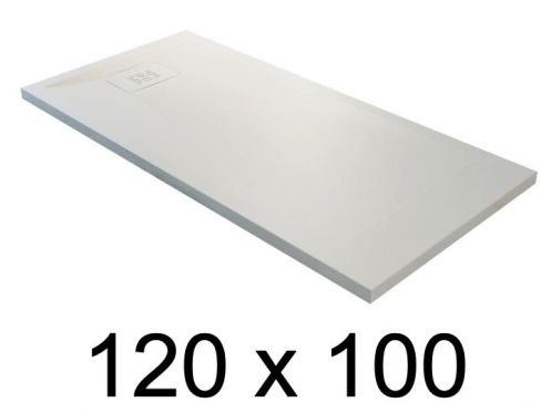 guilty shower tray, 120x100 cm, lightweight mineral resin EcoStyle