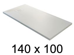 guilty shower tray, 140x100 cm, lightweight mineral resin - BLAY 100x140