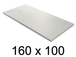 guilty shower tray, 160x100 cm, lightweight mineral resin - BLAY 100x160