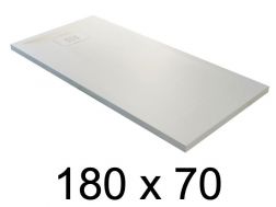 guilty shower tray, 180x70 cm, lightweight mineral resin - BLAY 70x180