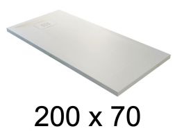 guilty shower tray, 200x70 cm, lightweight mineral resin - BLAY 70x200