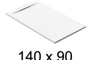 Guilty shower tray, 140x90 cm, discreet drain - Merida