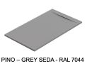 Guilty shower tray, 160x70 cm, discreet drainage - PINO 70x160