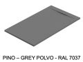Guilty shower tray, 160x70 cm, discreet drain - EcoWall