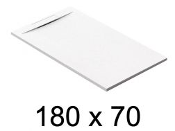 Guilty shower tray, 180x70 cm, discreet drain - EcoWall