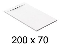 Guilty shower tray, 200x70 cm, discreet drainage - PINO 70x200