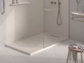Shower tray, design, in mineral resin - GALERAS