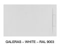 Shower tray, design, in mineral resin - GALERAS