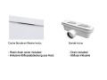Custom-Made Shower Tray with Wall Drain WALL DESIGN