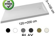 guilty shower tray, lightweight mineral resin - BLAY