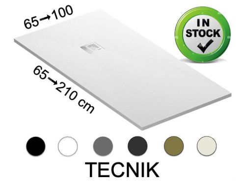 Shower trays, extra flat, non-slip - TECNIK