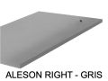 Shower tray, right angle drain 140 x 80 cm, - ALESON RIGHT