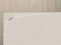 Shower tray, right angle drain 140 x 80 cm, - ALESON RIGHT
