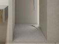 Shower tray, right angle drain 140 x 80 cm, - ALESON RIGHT