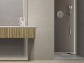 Shower tray, right angle drain 140 x 80 cm, - ALESON RIGHT