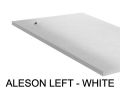Shower tray, left corner evacuation, 140x80 cm - ALESON LEFT