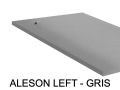 Shower tray, left corner evacuation, 140x80 cm - ALESON LEFT