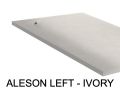 Shower tray, left corner evacuation, 140x80 cm - ALESON LEFT