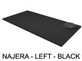 Shower tray, left corner evacuation, cuttable - NAJERA LEFT 120
