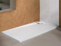 Shower tray, left corner evacuation, cuttable - NAJERA LEFT 120