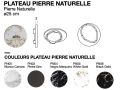 NATURAL STONE finishing plate