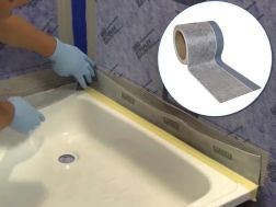 Waterproofing protection for extra flat shower tray FLEX SYSTEME