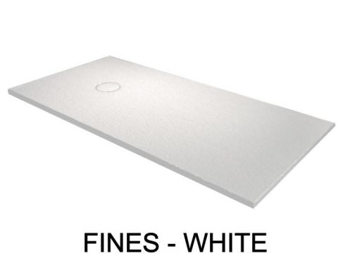 Shower tray, 120x70 cm, cuttable, design - FINES
