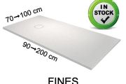 Cuttable shower tray, design - FINES