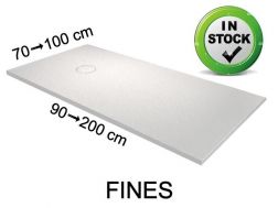 Cuttable shower tray, design - FINES