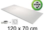 Shower tray, 120x70 cm, cuttable, design - FINES
