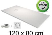 Shower tray, 120x80 cm, cuttable, design - FINES