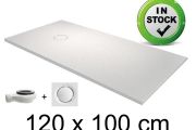 Shower tray, 120x100 cm, cuttable, design - FINES