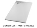 Cuttable shower tray, corner drain - MUNICH 120