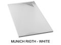 Cuttable shower tray, corner drain - MUNICH 120