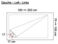 Cuttable shower tray, corner drain - MUNICH 120