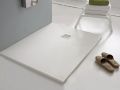 Shower tray, large size, extra flat resin - SLATE XL 230