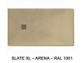 Shower tray, large size, extra flat resin - SLATE XL 230
