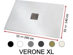 Large shower tray in mineral resin - VERONE 230