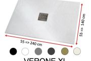 Large shower tray in mineral resin - VERONE 240