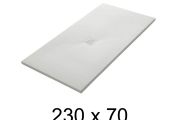 Large shower trays 230x70 cm Resin extra flat VERONE