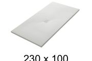 Large shower trays 230x70 cm Resin extra flat VERONE