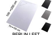 Shower tray, left corner drain - BERLIN LEFT 250