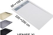Shower tray, drain, in mineral resin - VENISE XL 230