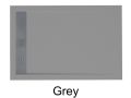Walk-In Shower Tray with Extra-Flat Drain Channel - JENA XL