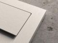Large gutter shower tray, resin - ETNA XL COVER 230