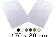 Shower tray, 170x80 cm, angle drain - BERLIN 80x170