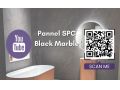 Marble Dark 60x120 cm - SPC wall panel, black marble finish
