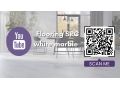 Marble White 60x120 cm - SPC flooring, white marble finish